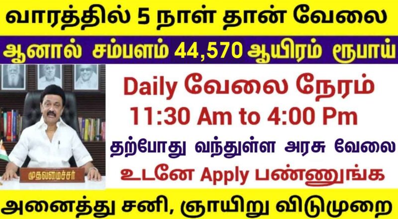 Tamil Nadu Govt Jobs 2023 Arasuvelai 2023 Tamil Nadu Arasu Velai Vaippu 2023 Jobs Today Tamil TN Govt Jobs 2023 TN Govt Jobs 2023 Tamil TN Jobs Jobs Tamila Jobs 2023