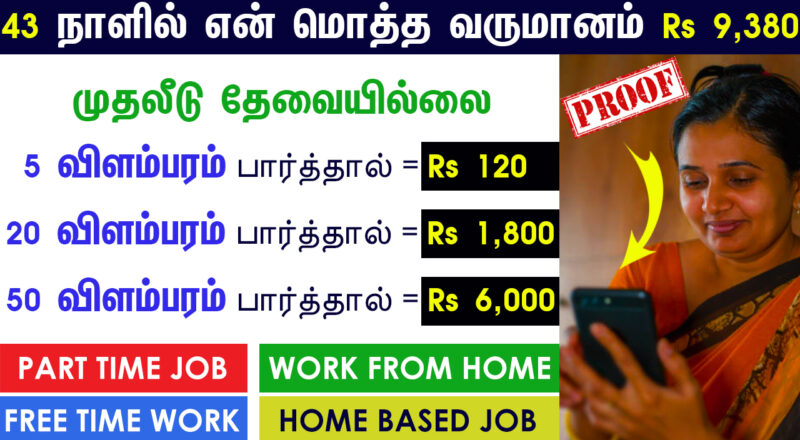 ONLINE PART TIME JOB TAMIL WITHOUT INVESTMENT WORK FROM HOME JOBS ONLINE NO INVESTMENT JOBS TAMIL